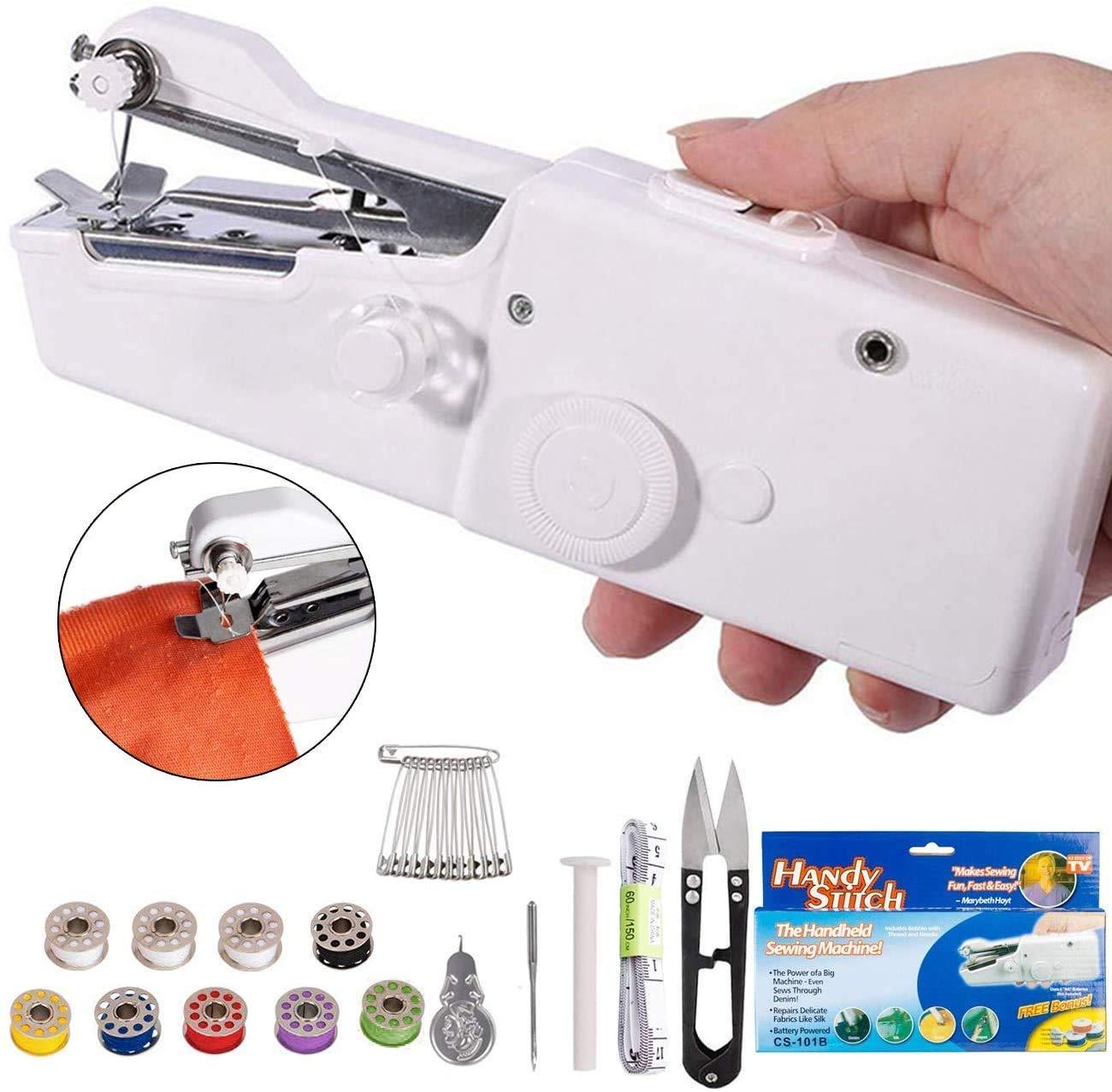 1232 Handheld Portable Mini Electric Cordless Sewing Machine for Beginners - SkyShopy 1232 Handheld Portable Mini Electric Cordless Sewing Machine for Beginners - SkyShopy